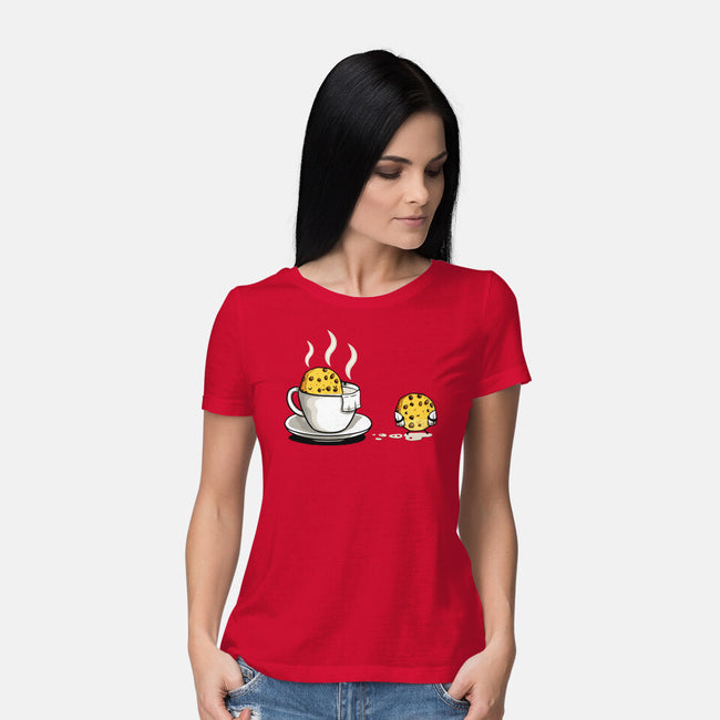 Cookie Jacuzzi-Womens-Basic-Tee-demonigote