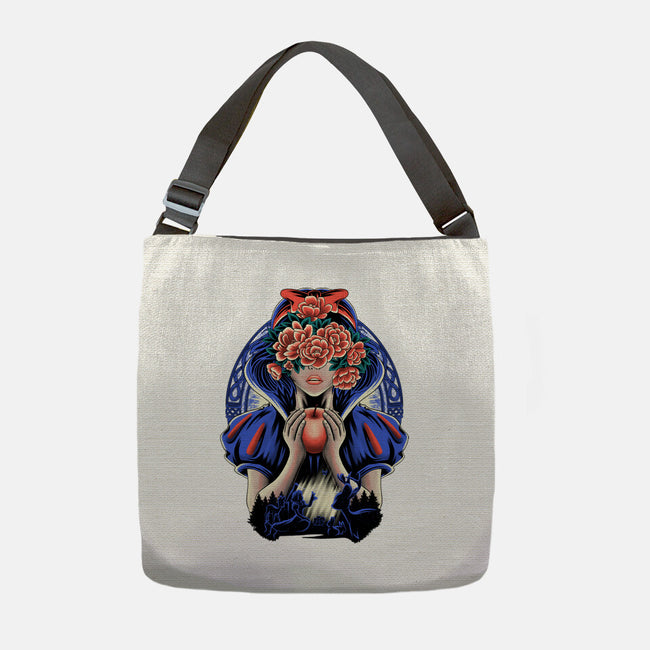 Snow Princess Flower Face-None-Adjustable Tote-Bag-rmatix