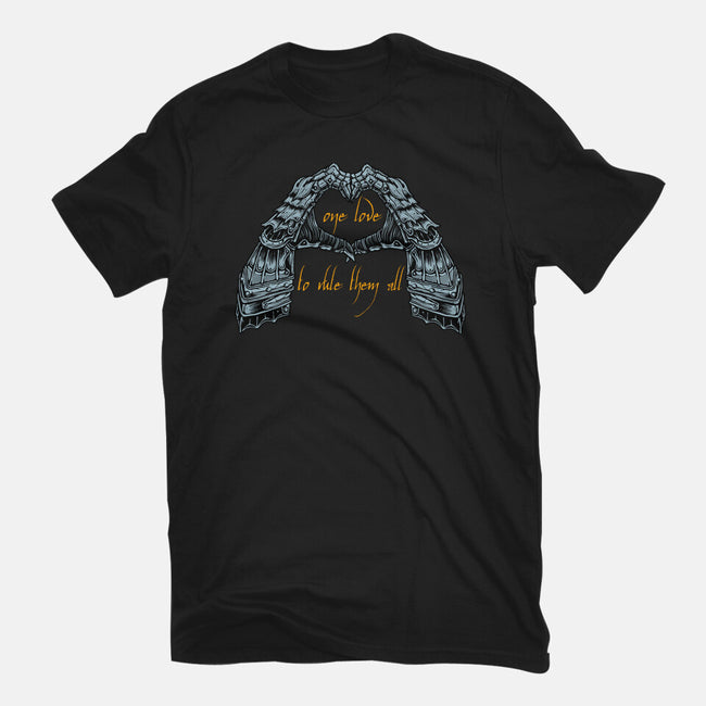 One Love To Rule Them All-Womens-Basic-Tee-momma_gorilla