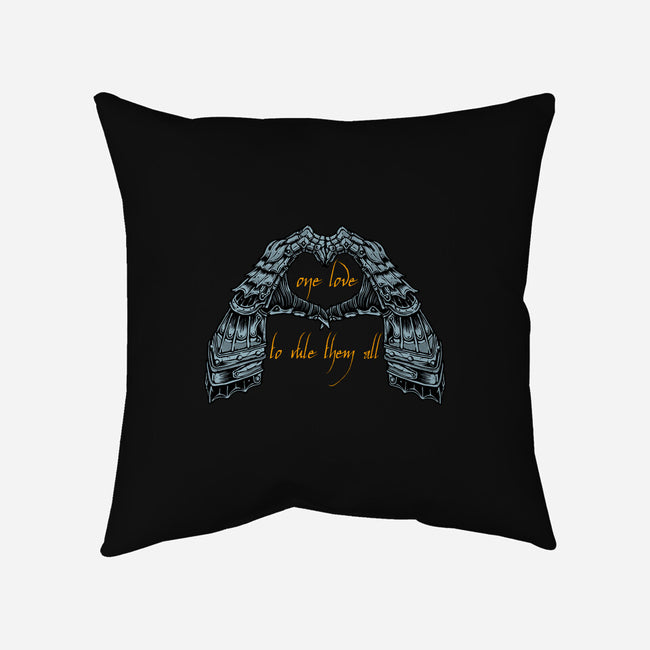 One Love To Rule Them All-None-Removable Cover w Insert-Throw Pillow-momma_gorilla