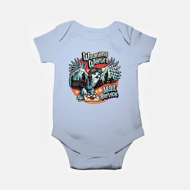 Mail Service Owl-Baby-Basic-Onesie-momma_gorilla