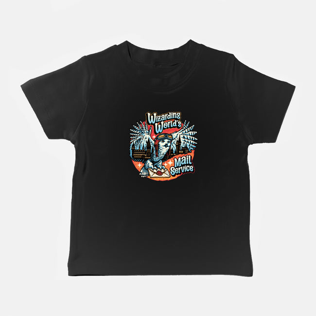 Mail Service Owl-Baby-Basic-Tee-momma_gorilla