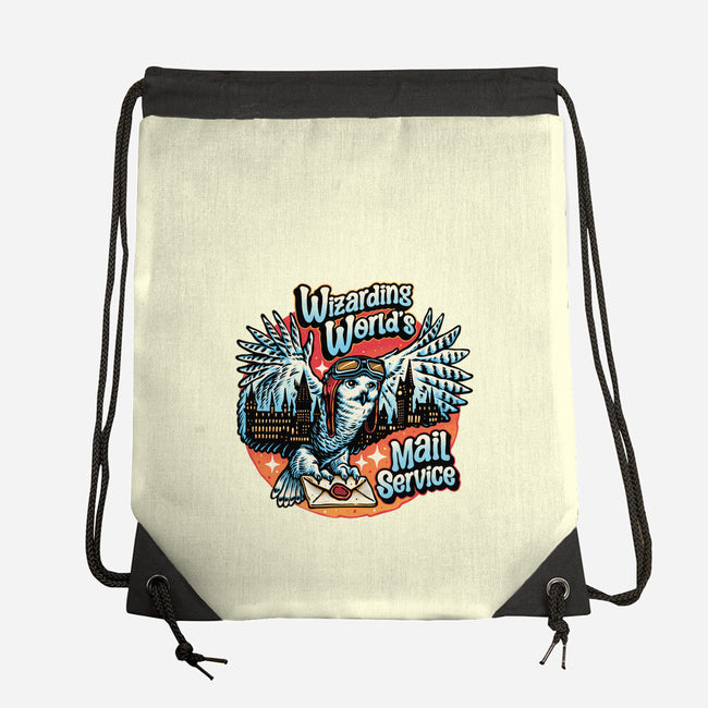Mail Service Owl-None-Drawstring-Bag-momma_gorilla