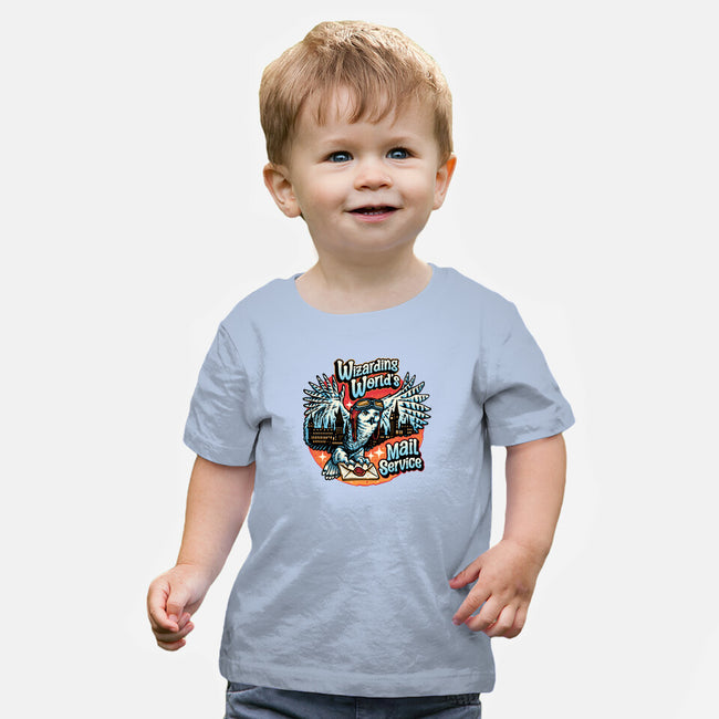 Mail Service Owl-Baby-Basic-Tee-momma_gorilla