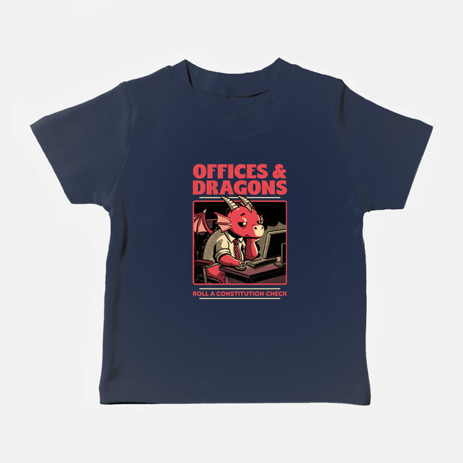 Dragon Office RPG-Baby-Basic-Tee-Studio Mootant