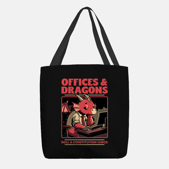 Dragon Office RPG-None-Basic Tote-Bag-Studio Mootant