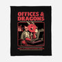 Dragon Office RPG-None-Fleece-Blanket-Studio Mootant