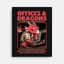 Dragon Office RPG-None-Stretched-Canvas-Studio Mootant