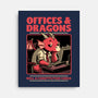 Dragon Office RPG-None-Stretched-Canvas-Studio Mootant