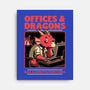 Dragon Office RPG-None-Stretched-Canvas-Studio Mootant