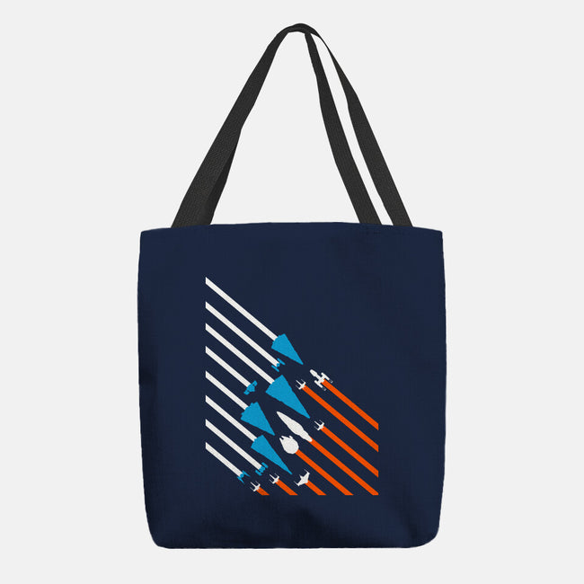 Starship Stripes-None-Basic Tote-Bag-rocketman_art