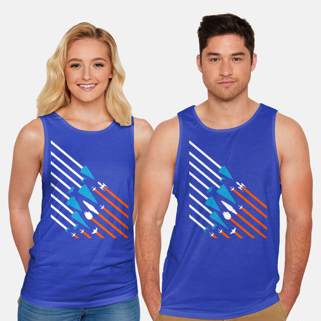 Starship Stripes-Unisex-Basic-Tank-rocketman_art