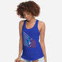 Starship Stripes-Womens-Racerback-Tank-rocketman_art