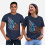 Starship Stripes-Unisex-Basic-Tee-rocketman_art