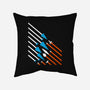 Starship Stripes-None-Removable Cover w Insert-Throw Pillow-rocketman_art