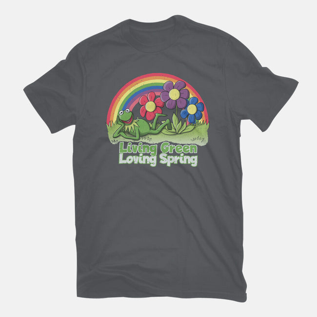 Living Green Loving Spring-Mens-Premium-Tee-NMdesign