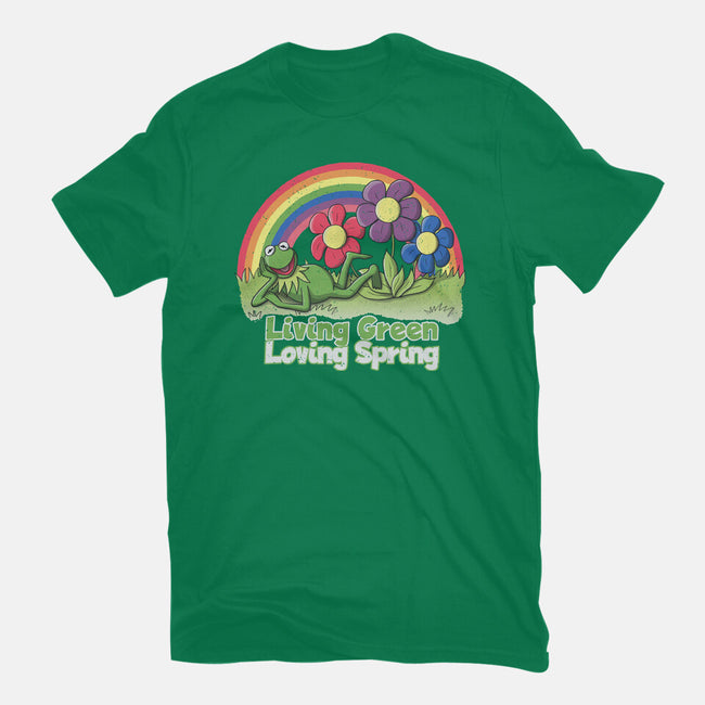 Living Green Loving Spring-Mens-Premium-Tee-NMdesign