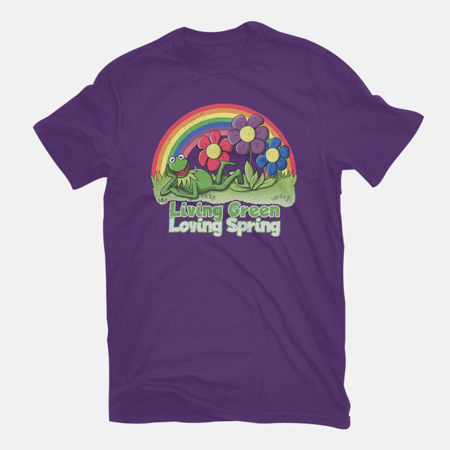 Living Green Loving Spring-Mens-Premium-Tee-NMdesign