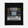 The Machine Of Tomorrow-None-Fleece-Blanket-NMdesign
