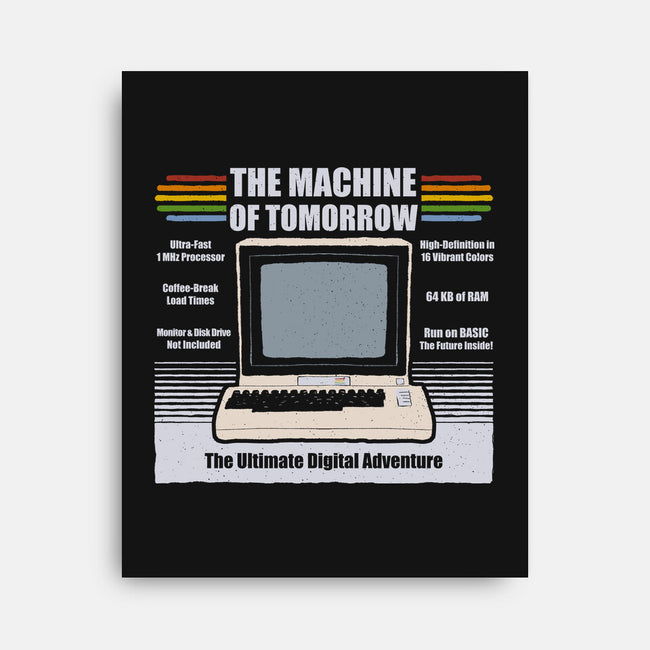 The Machine Of Tomorrow-None-Stretched-Canvas-NMdesign
