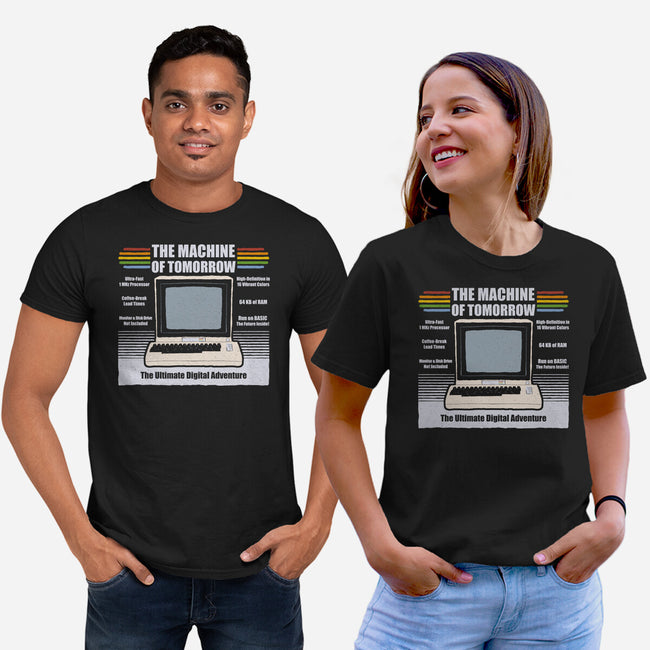 The Machine Of Tomorrow-Unisex-Basic-Tee-NMdesign
