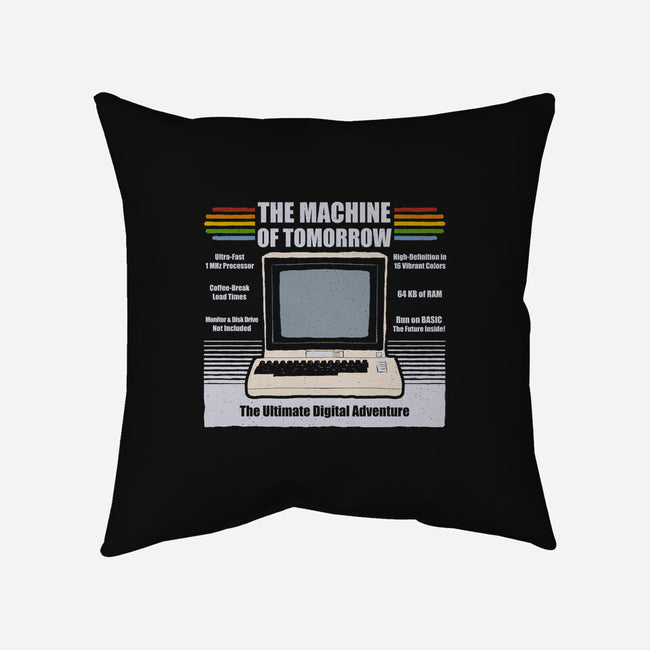 The Machine Of Tomorrow-None-Removable Cover w Insert-Throw Pillow-NMdesign