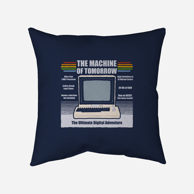 The Machine Of Tomorrow-None-Removable Cover w Insert-Throw Pillow-NMdesign