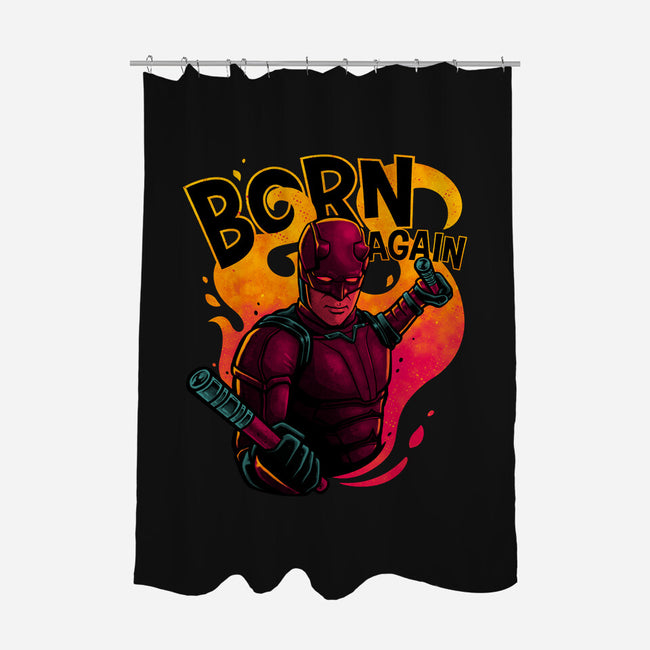 Born From Fire-None-Polyester-Shower Curtain-teesgeex