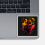 Born From Fire-None-Glossy-Sticker-teesgeex