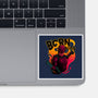 Born From Fire-None-Glossy-Sticker-teesgeex
