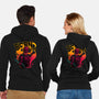 Born From Fire-Unisex-Zip-Up-Sweatshirt-teesgeex
