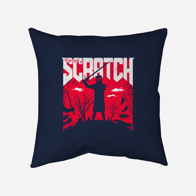 Slayed And Scratched-None-Removable Cover w Insert-Throw Pillow-rocketman_art