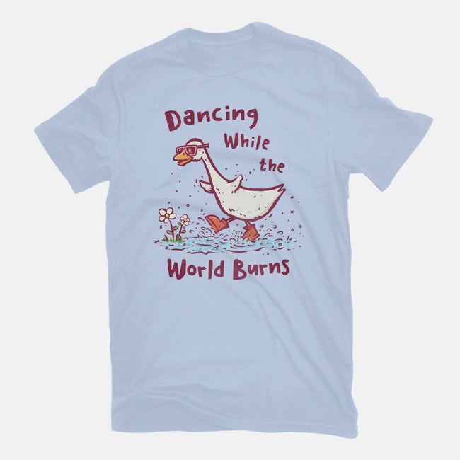 Dancing While The World Burns-Mens-Premium-Tee-kg07