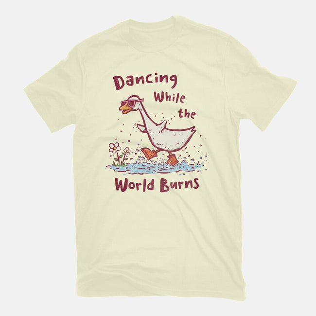Dancing While The World Burns-Mens-Premium-Tee-kg07