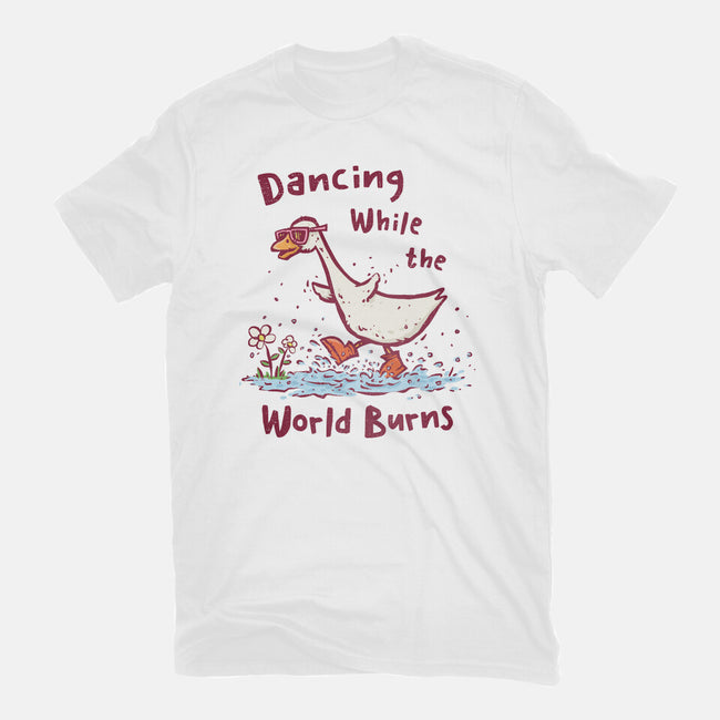 Dancing While The World Burns-Mens-Premium-Tee-kg07