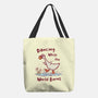 Dancing While The World Burns-None-Basic Tote-Bag-kg07