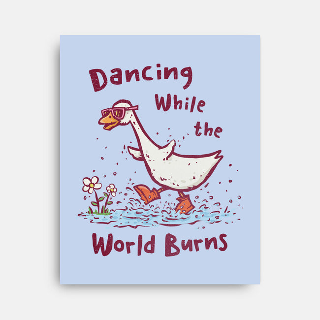 Dancing While The World Burns-None-Stretched-Canvas-kg07