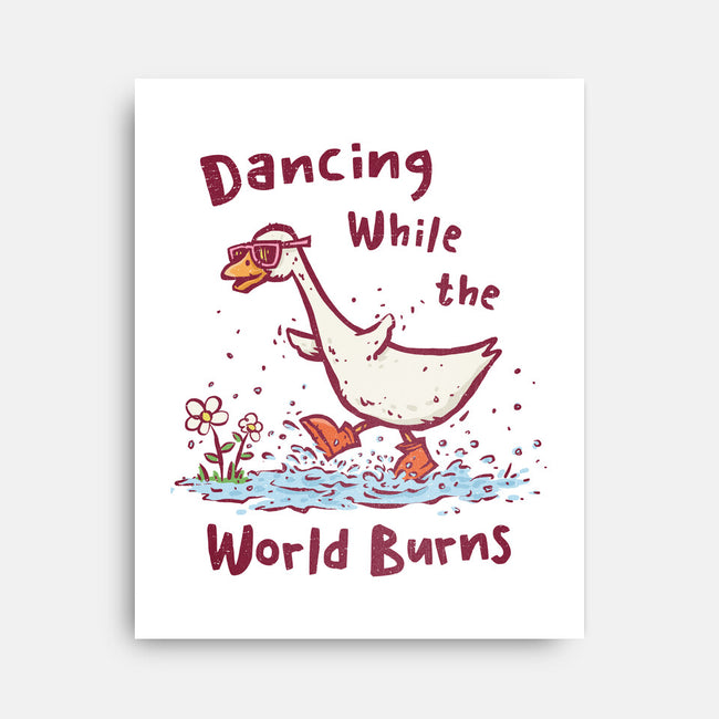 Dancing While The World Burns-None-Stretched-Canvas-kg07
