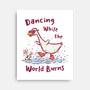 Dancing While The World Burns-None-Stretched-Canvas-kg07