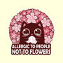 Allergic To People Not To Flowers-None-Basic Tote-Bag-erion_designs