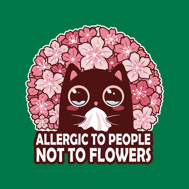 Allergic To People Not To Flowers-Unisex-Zip-Up-Sweatshirt-erion_designs