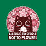 Allergic To People Not To Flowers-Unisex-Zip-Up-Sweatshirt-erion_designs
