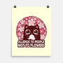 Allergic To People Not To Flowers-None-Matte-Poster-erion_designs