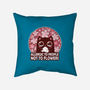 Allergic To People Not To Flowers-None-Removable Cover w Insert-Throw Pillow-erion_designs
