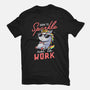Born To Sparkle Not To Work-Mens-Premium-Tee-koalastudio