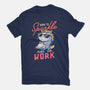 Born To Sparkle Not To Work-Mens-Premium-Tee-koalastudio