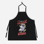 Born To Sparkle Not To Work-Unisex-Kitchen-Apron-koalastudio