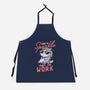 Born To Sparkle Not To Work-Unisex-Kitchen-Apron-koalastudio