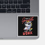 Born To Sparkle Not To Work-None-Glossy-Sticker-koalastudio