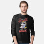 Born To Sparkle Not To Work-Mens-Long Sleeved-Tee-koalastudio